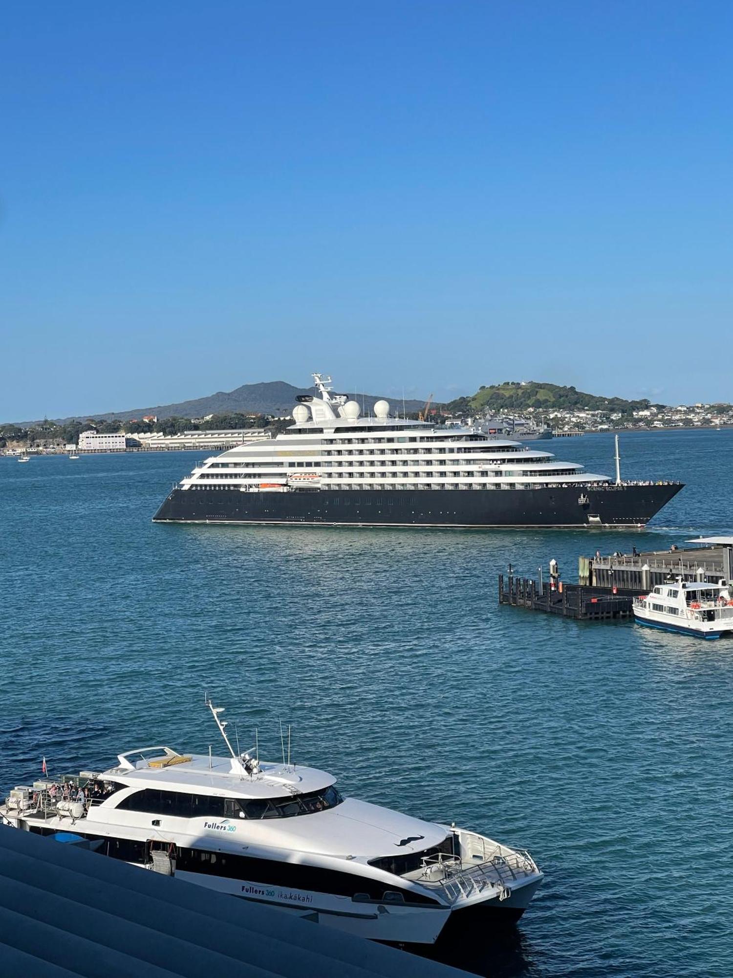 Penthouse Apartment With Stunning Harbour Views Auckland Bagian luar foto