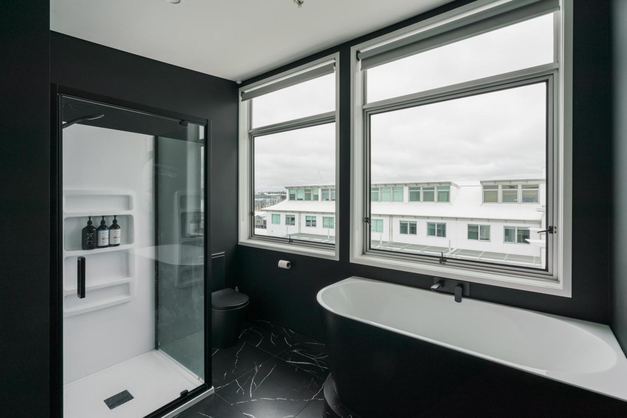 Penthouse Apartment With Stunning Harbour Views Auckland Bagian luar foto
